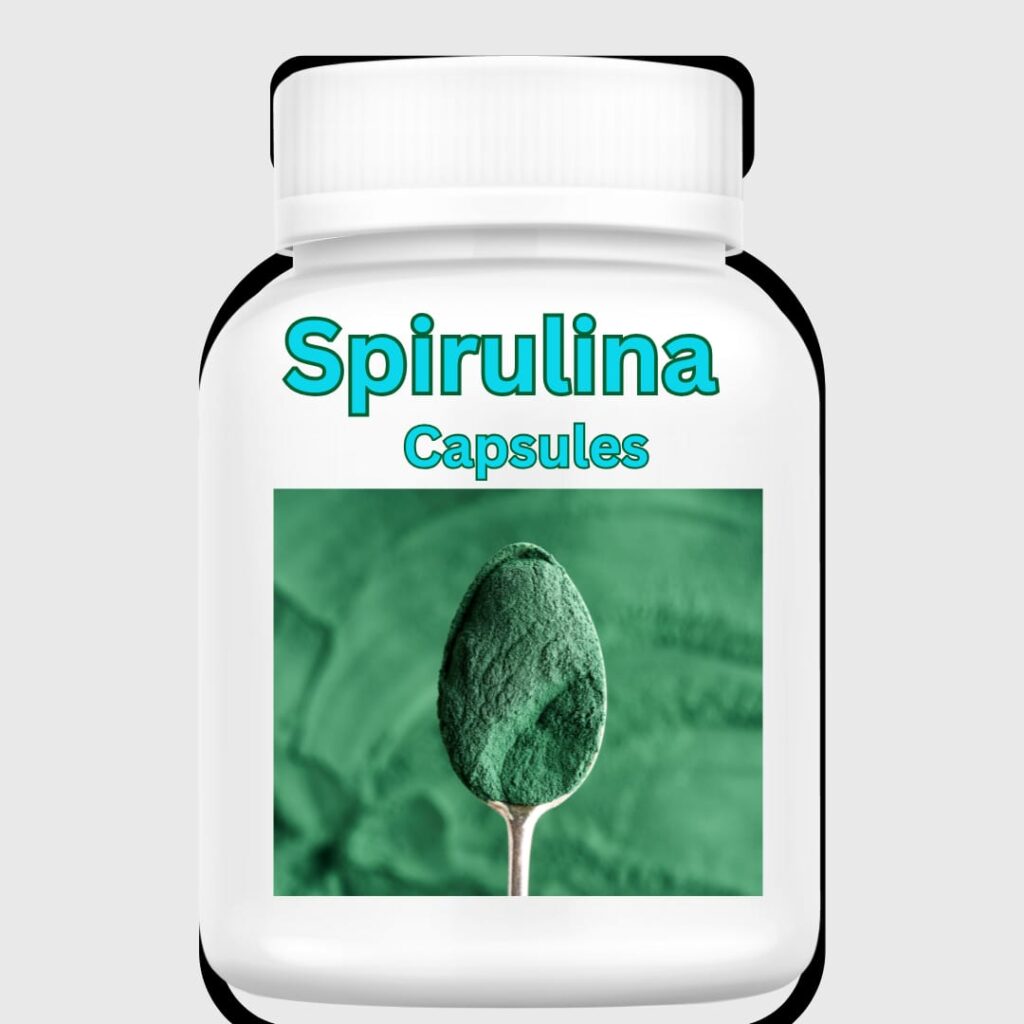 Spirulina capsules