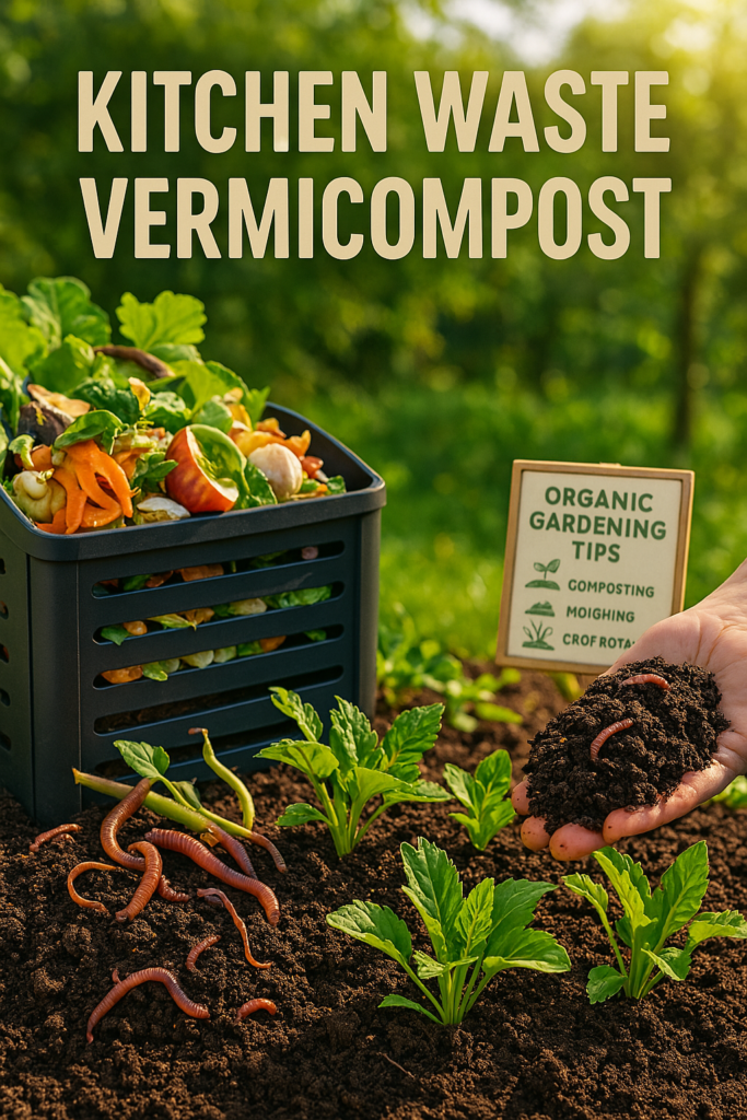 Kitchen weste vermicompost