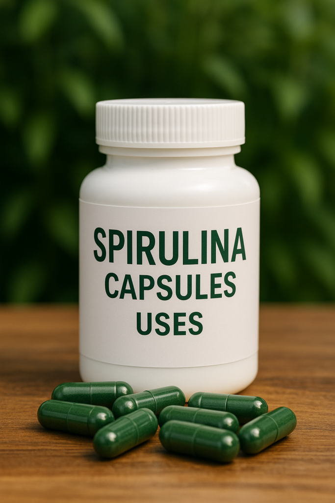 Spirulina capsules uses