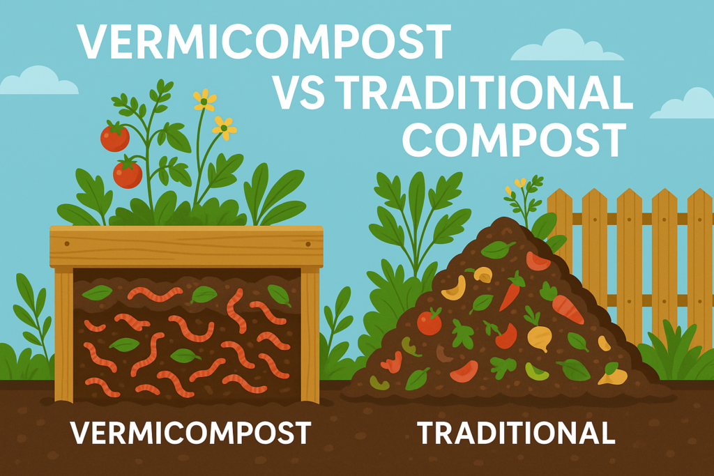 Vermicompost Vs traditional compost