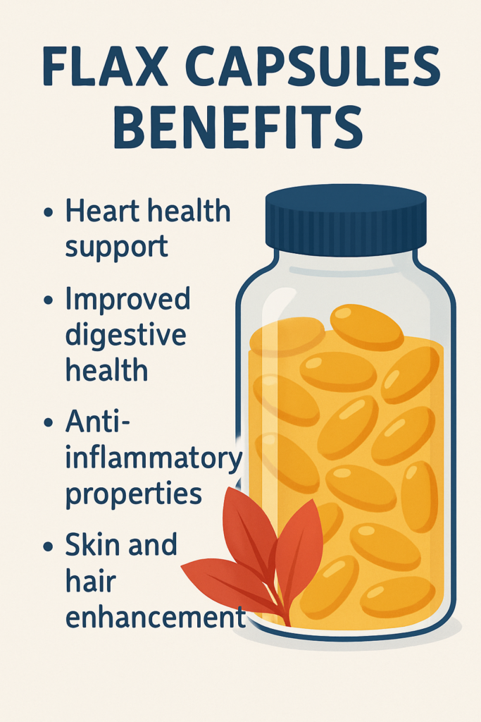 Flax capsules benefits