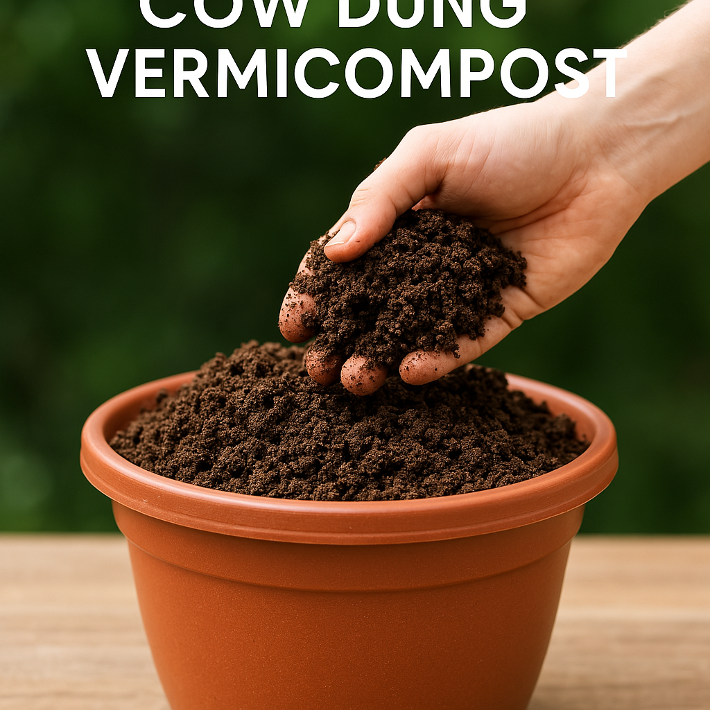 Cow dung vermicompost