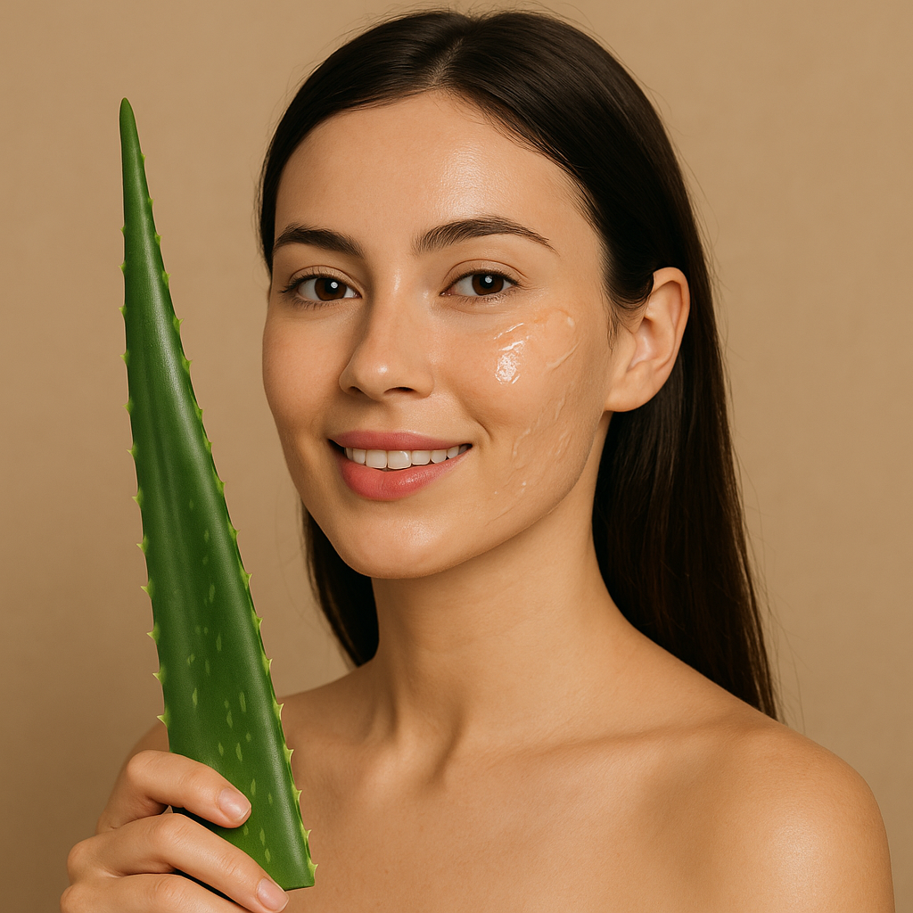 Aloevera gel on face benefits